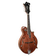 Richwood RMF-220-WN F-Style Mandoline – Massief Sparren & Gevlamd Esdoorn, Satijn Walnoot