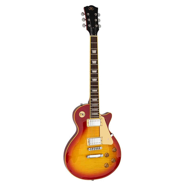SX EF3D-CS elektrische gitaar – LP Standard stijl, 2 humbuckers, mahonie/esdoorn, Cherry Sunburst