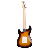 SX ED1/3TS elektrische gitaar – 3 single coil pickups, vintage tremolo, 3-Tone Sunburst + tas