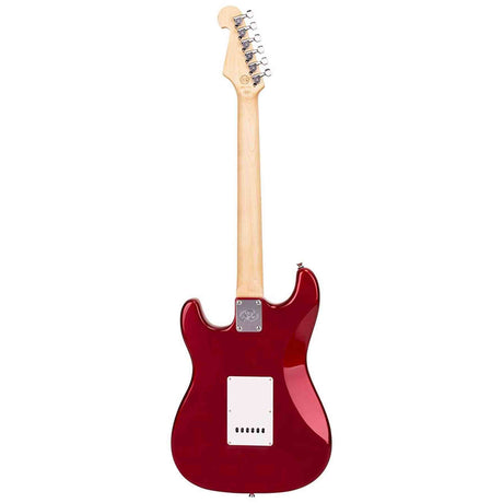 SX ED1/CAR elektrische gitaar – 3 single coil pickups, vintage tremolo, Candy Apple Red + tas