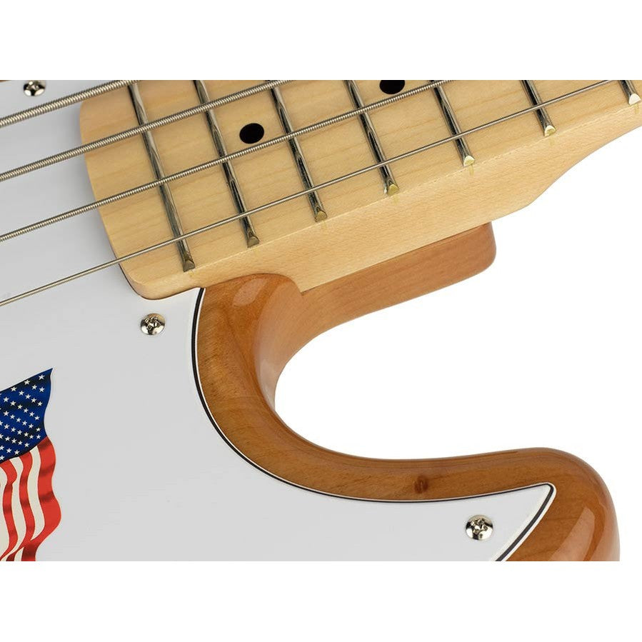 SX SJB/ALD/NA ALD Series J-Style Elektrische Basgitaar Naturel