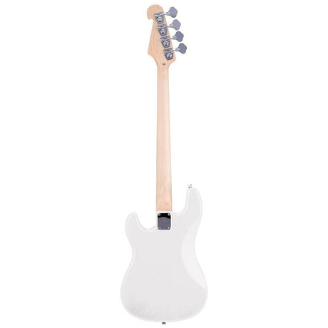 SX BD2/WT Standard Series P-Style Elektrische Basgitaar Wit