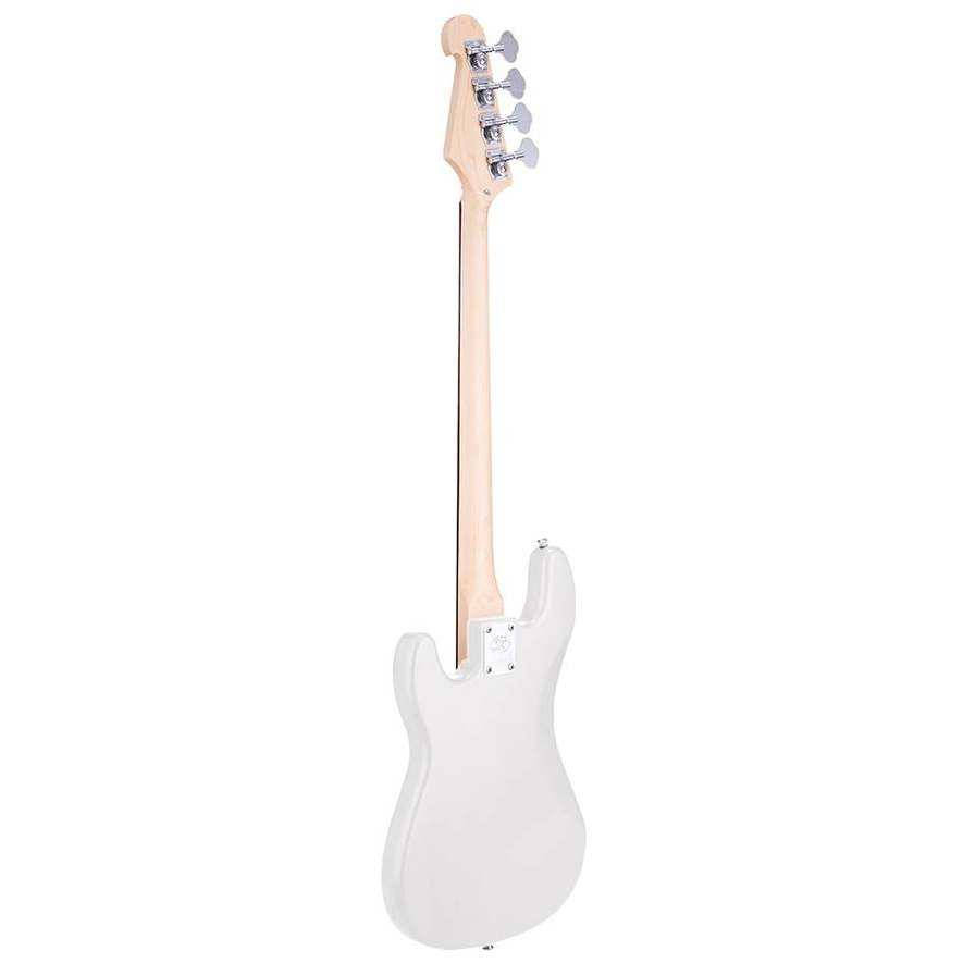 SX BD2/WT Standard Series P-Style Elektrische Basgitaar Wit