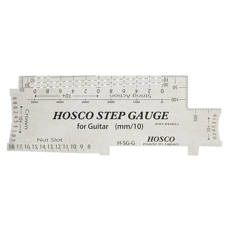 Hosco H-SG-G Step Gauge voor Gitaar RVS