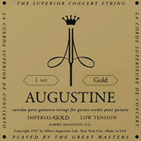 Augustine AU-IMGO Gold snaren set classic, medium tension trebles & light tension basses brass plated