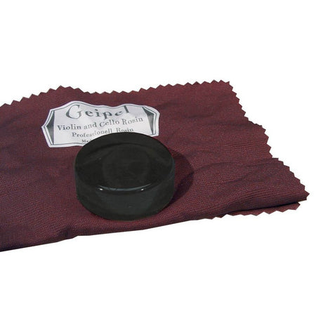 Geipel ROV-101 rosin for violin, dark, round, large, in cloth
