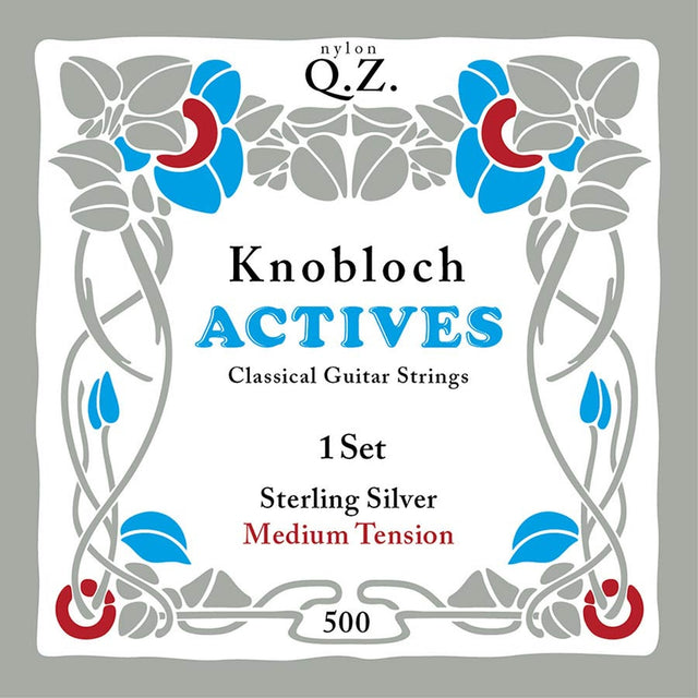 Knobloch 500KASQ snaren set classic MT Sterling silver and QZ nylon