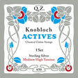 Knobloch 650KASQ snaren set classic MHT Sterling silver and QZ nylon