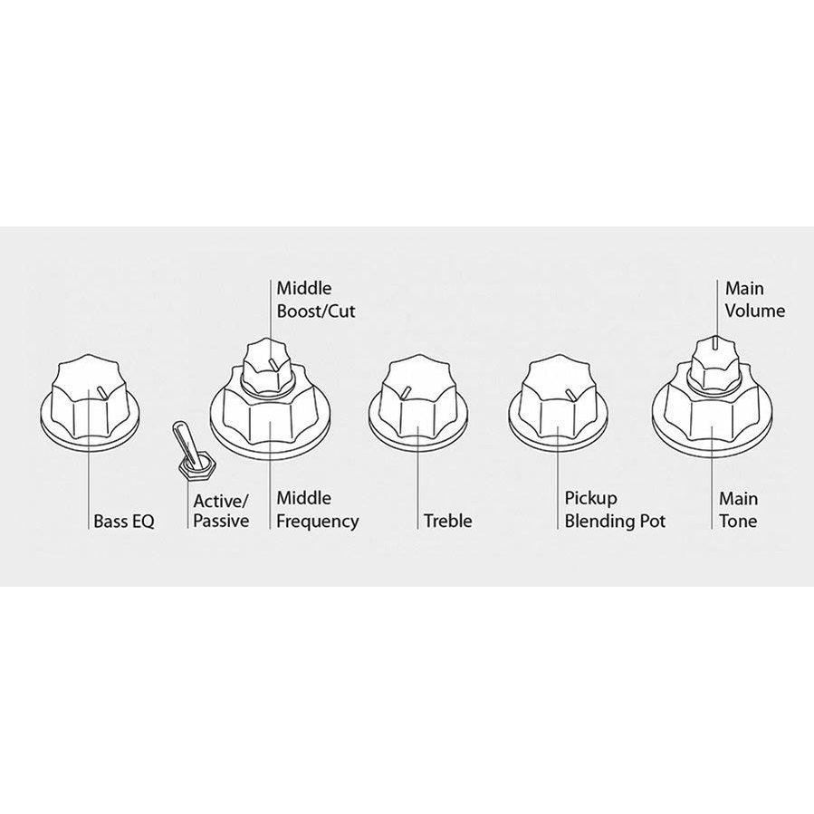 Sire V7+ A4/TS Marcus Miller 4-snarige actieve basgitaar Tobacco Sunburst