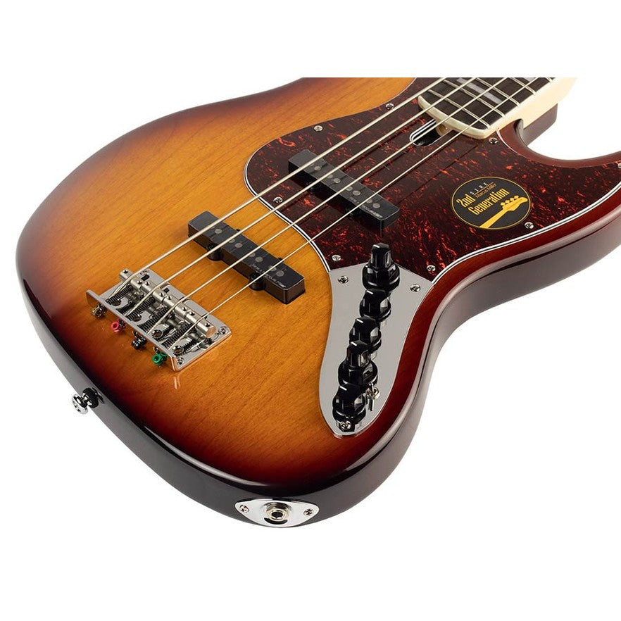 Sire V7+ A4/TS Marcus Miller 4-snarige actieve basgitaar Tobacco Sunburst
