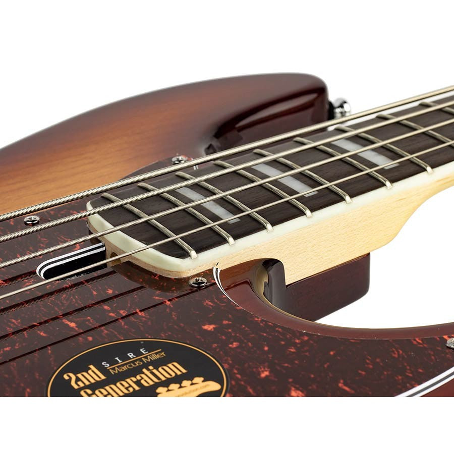 Sire V7+ A4/TS Marcus Miller 4-snarige actieve basgitaar Tobacco Sunburst