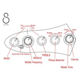 Sire V7+ A5/TS Marcus Miller 2nd Gen 5-snarige Tobacco Sunburst basgitaar