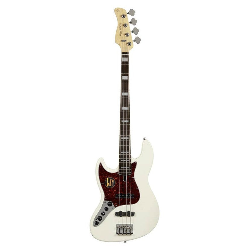 Sire V7+ A4L/AWH Marcus Miller 2nd Gen linkshandige 4-snarige Antique White basgitaar