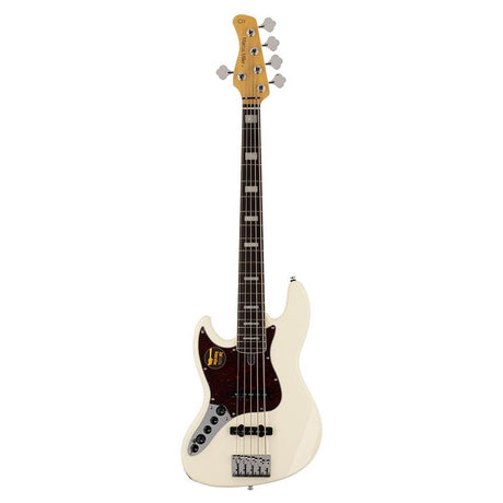 Sire V7+ A5L/AWH Marcus Miller 2nd Gen linkshandige 5-snarige Antique White basgitaar