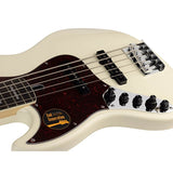 Sire V7+ A5L/AWH Marcus Miller 2nd Gen linkshandige 5-snarige Antique White basgitaar