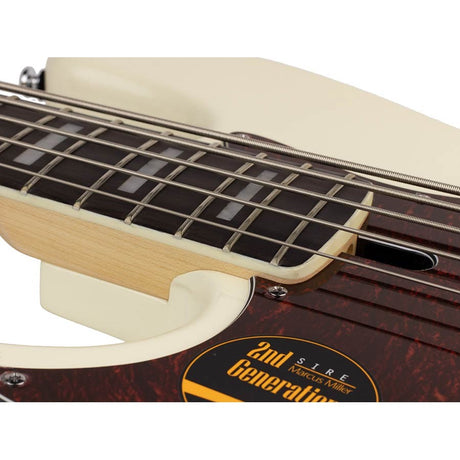 Sire V7+ A5L/AWH Marcus Miller 2nd Gen linkshandige 5-snarige Antique White basgitaar