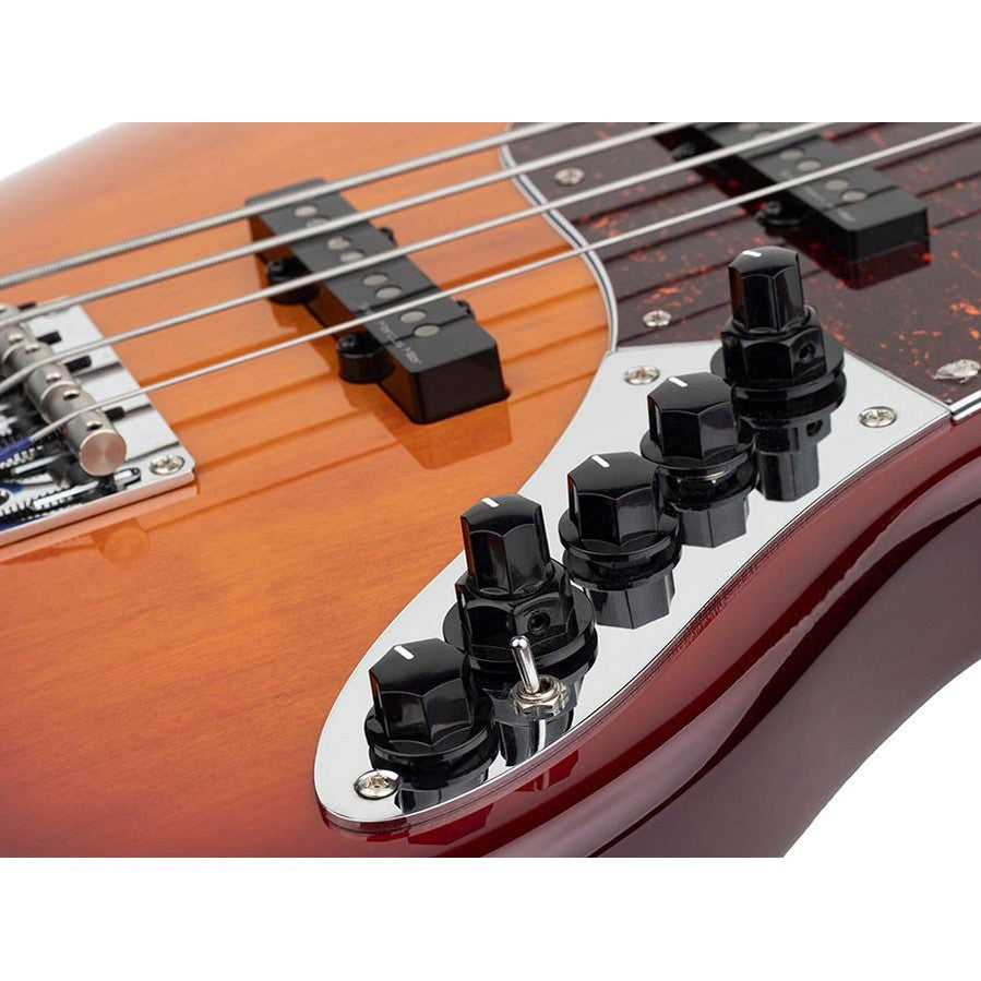 Sire V7+ A4F/TS Marcus Miller 2nd Gen fretless 4-snarige basgitaar Tobacco Sunburst