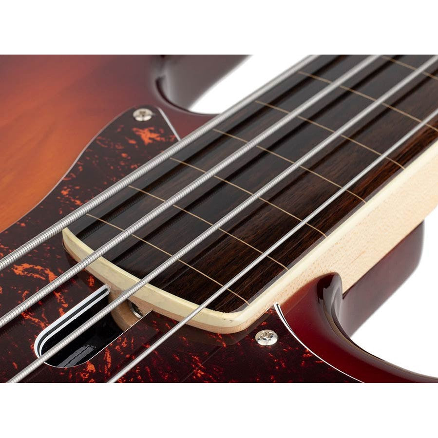 Sire V7+ A4F/TS Marcus Miller 2nd Gen fretless 4-snarige basgitaar Tobacco Sunburst