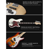 Sire P7+ A4/TS Marcus Miller 4-snarige basgitaar Tobacco Sunburst