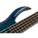 Sire M7+ A5/TBL Marcus Miller 5-Snarige Basgitaar Transparent Blue