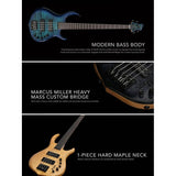 Sire M7+ S5/NT Marcus Miller 5-Snarige Basgitaar Natural