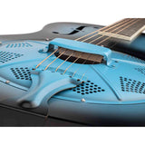 Royall PB12/ANI Pony Boy Resonator 12-Fret – Staal, Antique Finish, Biscuit Cone, Softcase