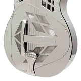 Royall TMP12/NI Tampa Tricone Resonator 12-Fret – Bell Brass, Nickel Finish, Tricone, Softcase