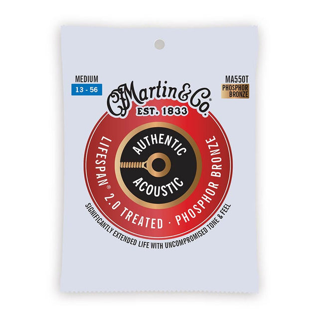 Martin & Co MA550T snaren set phosphor bronze, medium 013-017-026-035-045-056