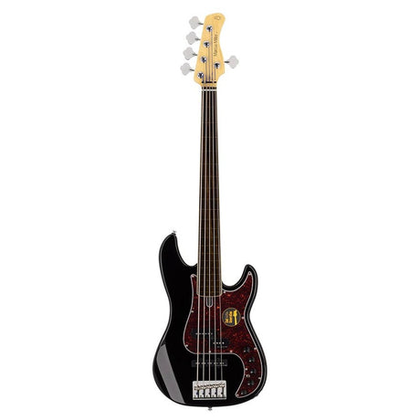 Sire P7+ A5F/BK Marcus Miller 5-snarige fretless basgitaar Black