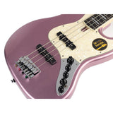 Sire V7+ A4/BUR Marcus Miller 4-snarige actieve basgitaar Burgundy Mist