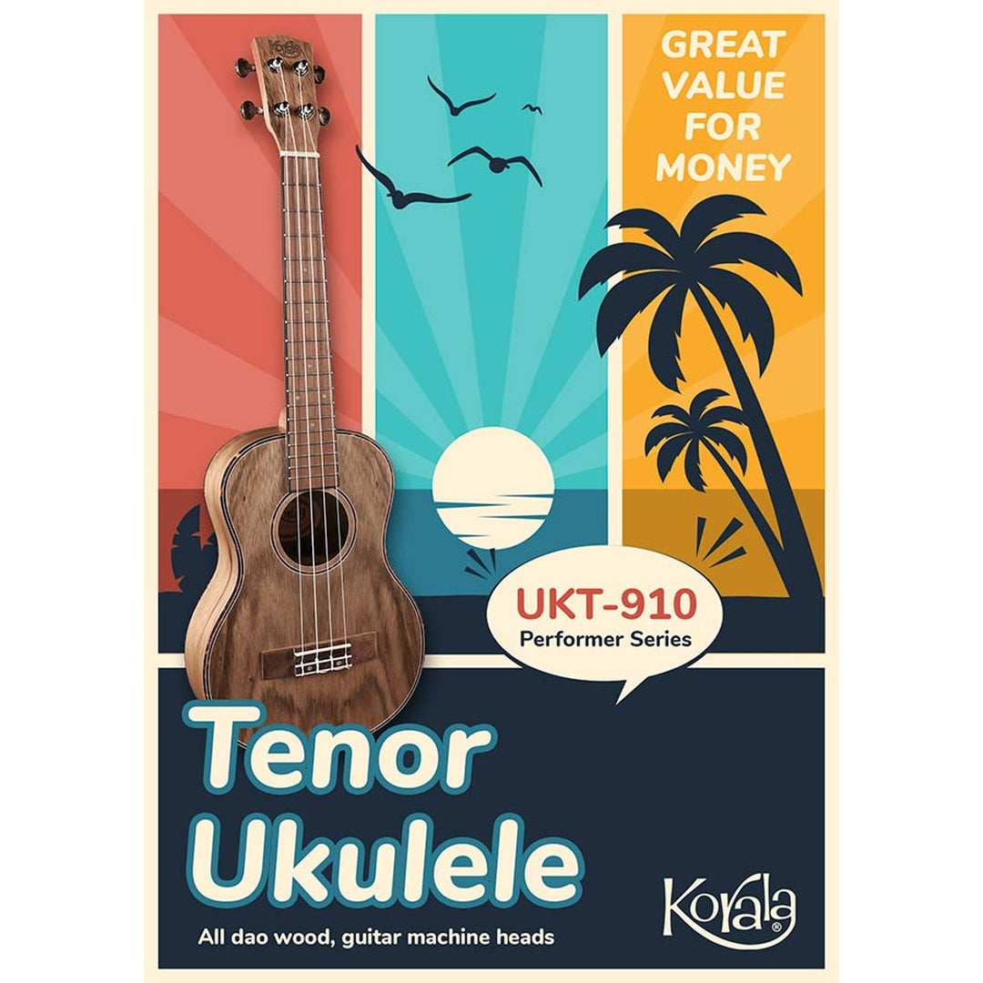 Korala UKT-910 Performer Series Tenor Ukulele