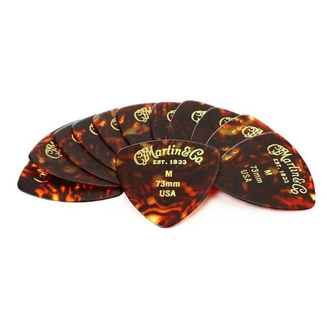 Martin SPA 18A0053 pick pack 346 vorm .73mm faux schildpad Medium 12 stuks