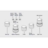 Sire M7+ A6/TBK Marcus Miller 6-snarige basgitaar, swamp ash met flame maple top, 35 inch, Heritage-3 preamp, Transparent Black