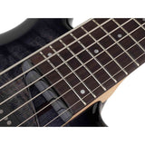 Sire M7+ A6/TBK Marcus Miller 6-snarige basgitaar, swamp ash met flame maple top, 35 inch, Heritage-3 preamp, Transparent Black