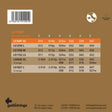 Galli LS1047 snaren set acoustic phosphor bronze wound, extra light, 010-014-023-030-039-047