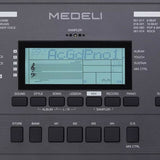 Medeli MK401 Keyboard – 61 Aanslaggevoelige Toetsen met Sampler en 600 Klanken