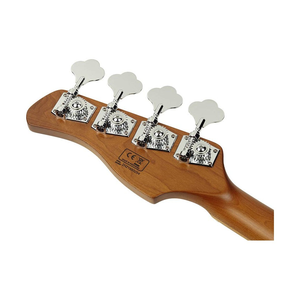 Sire P5 A4/MLG Marcus Miller basgitaar 4-snarige passieve P-stijl bas in Mild Green