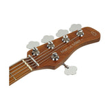 Sire P5 A5/MLG Marcus Miller basgitaar 5-snarige passieve P-stijl bas in Mild Green