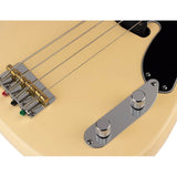 Sire D5 A4/VW Marcus Miller basgitaar 4 snarig passief elzen vintage white