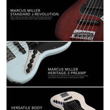 Sire V3+ 4/SB Marcus Miller 2nd Gen Basgitaar Sonic Blue