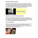 StewMac SM0673 Snaarverdelingsliniaal RVS