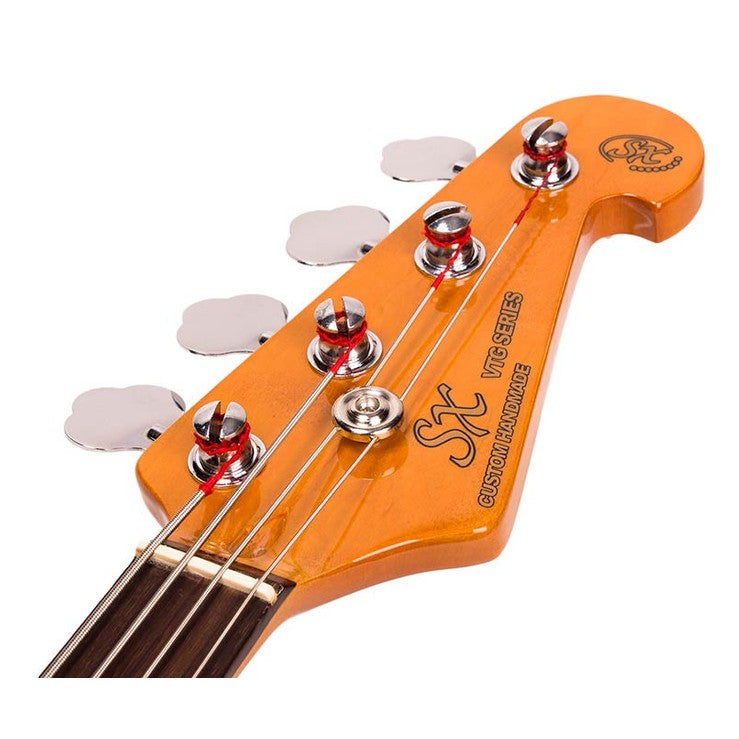 SX SJB62-OWH Retro Series 62 J-Style Elektrische Basgitaar Olympic White