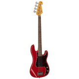 SX SPB62-FR Retro Series 62 P-Style Elektrische Basgitaar Fiesta Red
