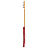 SX SPB62-FR Retro Series 62 P-Style Elektrische Basgitaar Fiesta Red