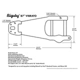 Allparts TP3670002 Bigsby B7 Vibrato Staartstuk - Goud