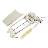 Allparts TP3680001 Vibrato Tailpiece - Lange Gibson® Stijl in Nikkel