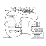 Vibramate Bigsby V5-TEV-2 Montagekit voor Telecaster - Nikkel