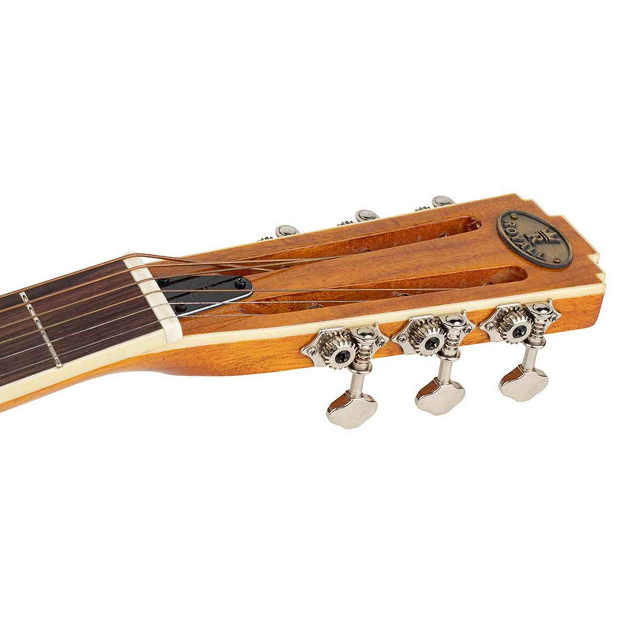 Royall KOA12 Tricone Resonator 12-Fret – Hawaïaans Koa, Cutaway, Natural Gloss, softcase