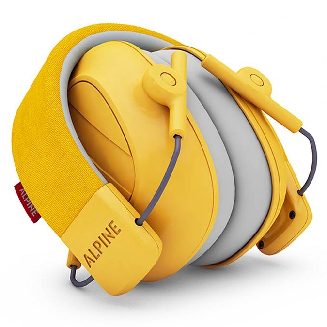 Alpine ALP-MUFF/YW Muffy Kids Oorkappen – Gele Gehoorbescherming voor Kinderen