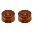 Allparts PK0130022 Vintage Amber Snelknoppen set van 2